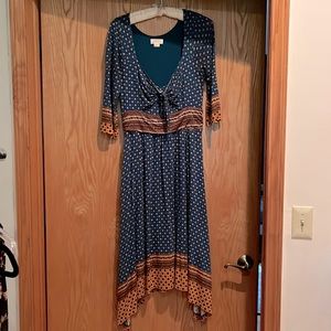 Maeve brand size medium flattering dress.